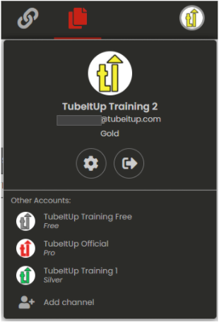 TubeItUp Settings Button