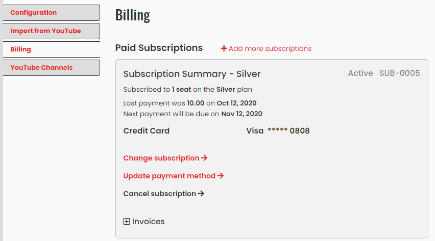 BILLING PAGE partial